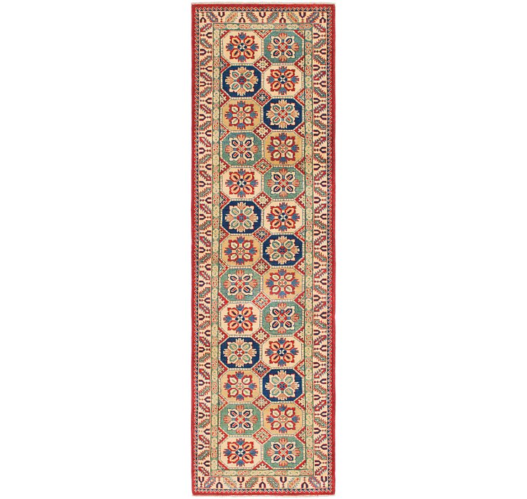 2' 8 x 10' Kazak Runner Rug