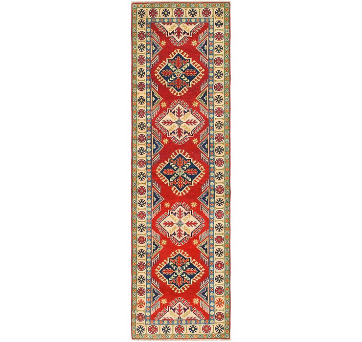 2' 8 x 9' 9 Kazak Runner Rug