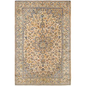 8' x 12' 5 Kashan Persian Rug