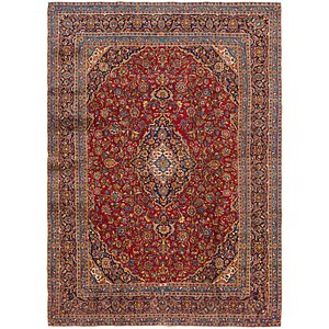 HandKnotted 9' 4 x 13' Kashan Persian Rug