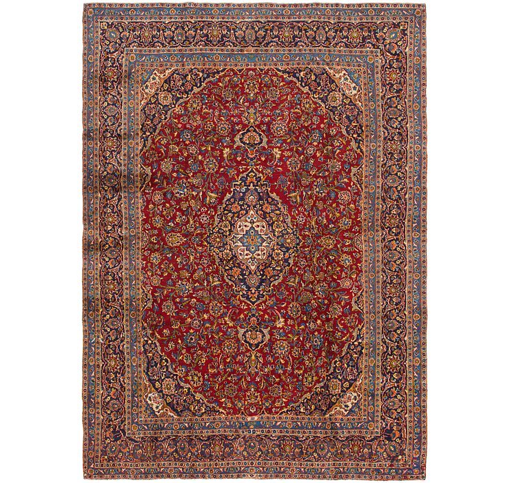 HandKnotted 9' 4 x 13' Kashan Persian Rug