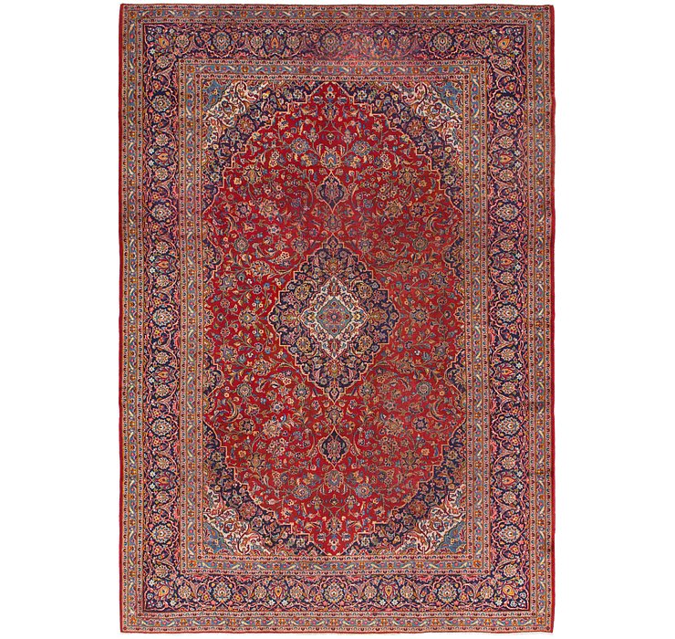 9' 9 x 14' 2 Kashan Persian Rug