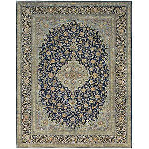 10' 2 x 13' Kashan Persian Rug