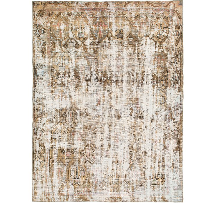 6' 8 x 8' 8 Ultra Vintage Persian Rug