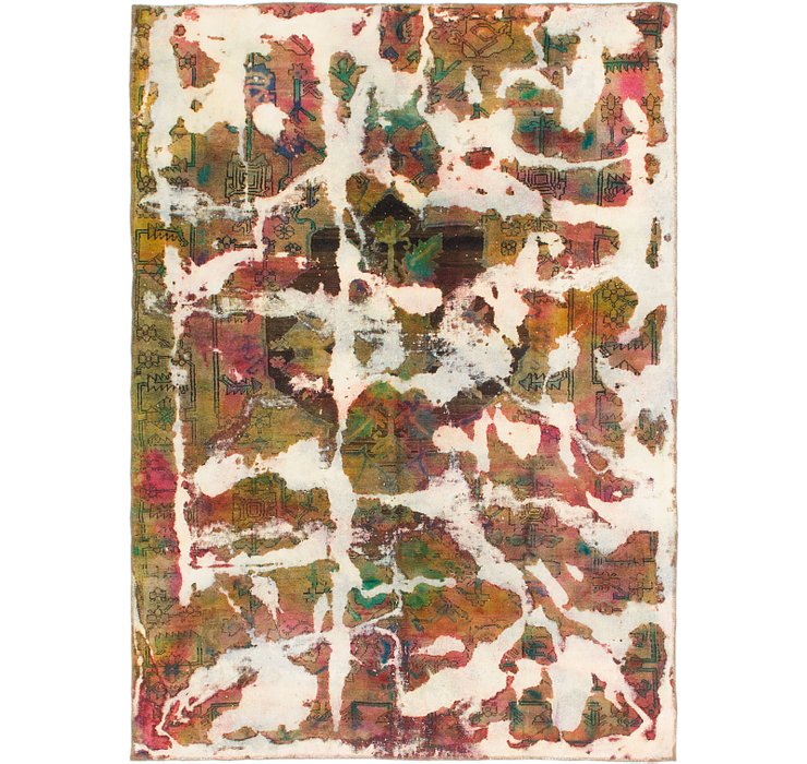 6' 7 x 9' Ultra Vintage Persian Rug