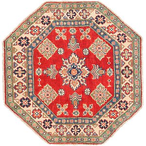 Unique Loom 3' x 3' 2 Kazak Octagon Rug
