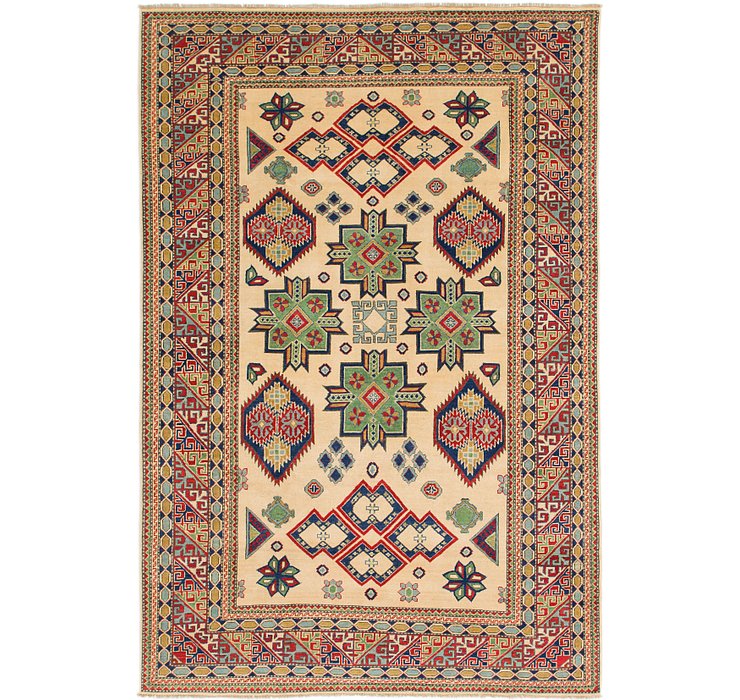 6' 7 x 9' 10 Kazak Rug