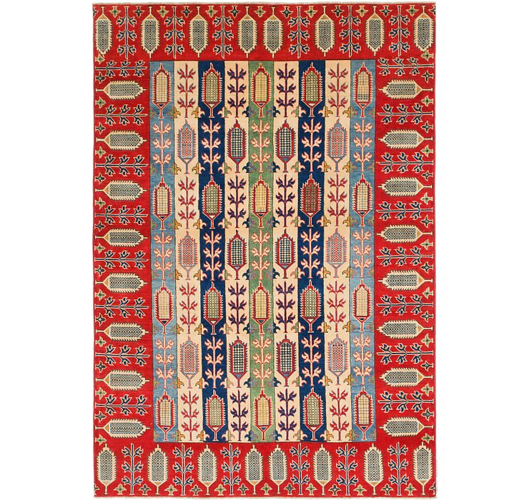 6' 7 x 9' 7 Kazak Rug