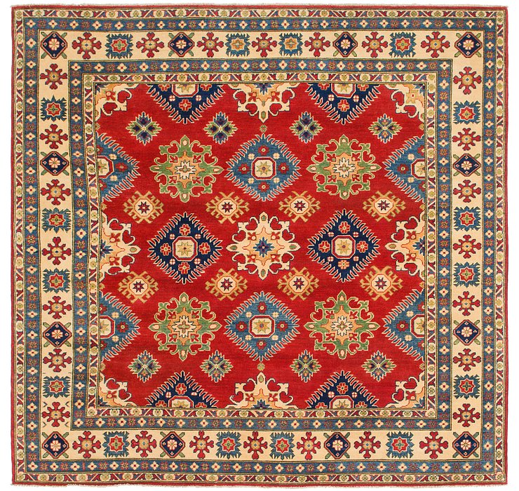 7' 8 x 8' Kazak Square Rug