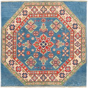 3' 2 x 3' 3 Kazak Square Rug