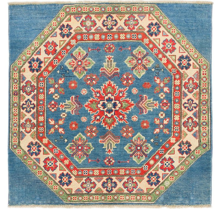 3' 2 x 3' 3 Kazak Square Rug