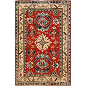 6' 4 x 9' 9 Kazak Oriental Rug