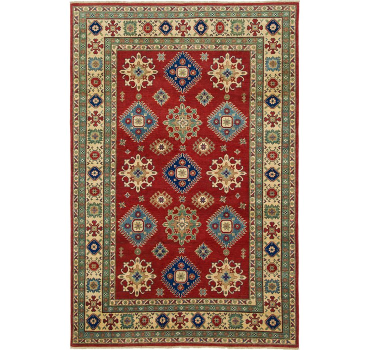 6' x 9' 5 Kazak Rug