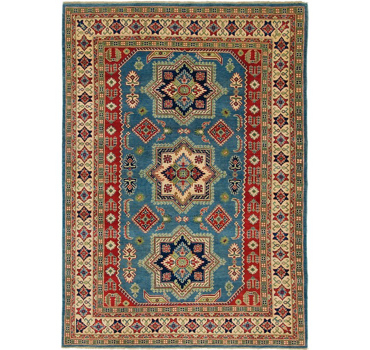 6' 7 x 9' 3 Kazak Rug