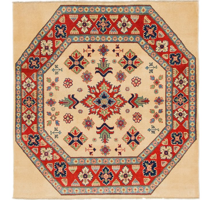 4' 10 x 5' Kazak Square Rug