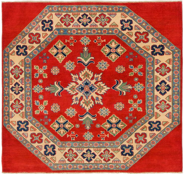 4' 10 x 5' Kazak Square Rug