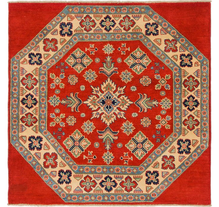 4' 10 x 4' 10 Kazak Square Rug