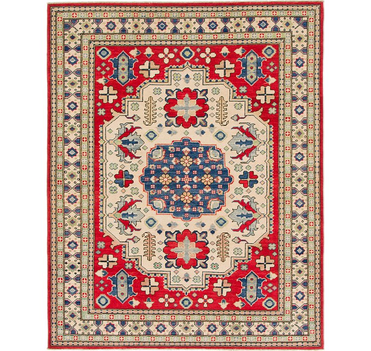 5' x 6' 4 Kazak Rug