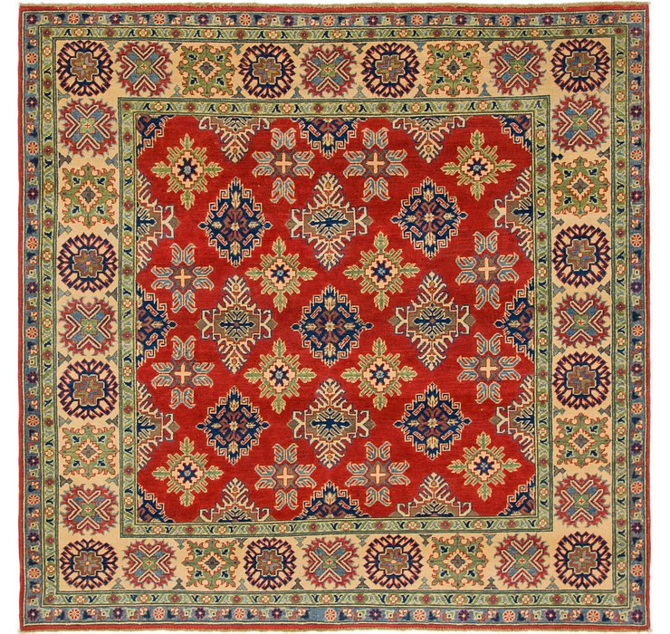 6' 7 x 6' 9 Kazak Square Rug