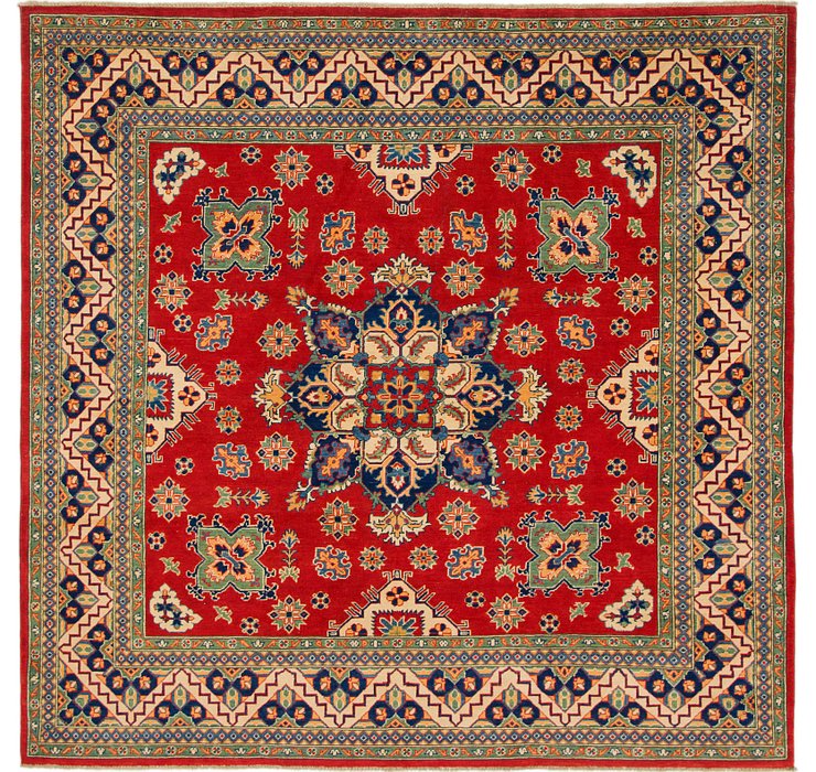 8' 2 x 8' 4 Kazak Square Rug