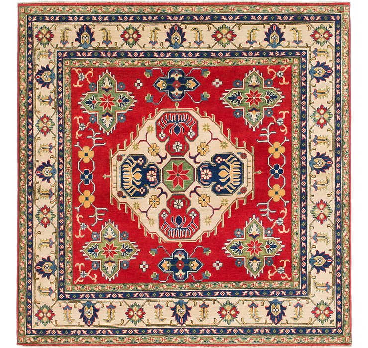 6' 6 x 6' 9 Kazak Square Rug