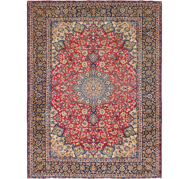 9' 10 x 13' Isfahan Persian Rug