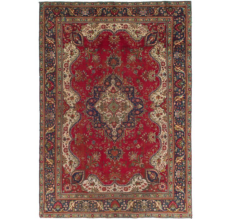 8' x 11' 2 Tabriz Persian Rug