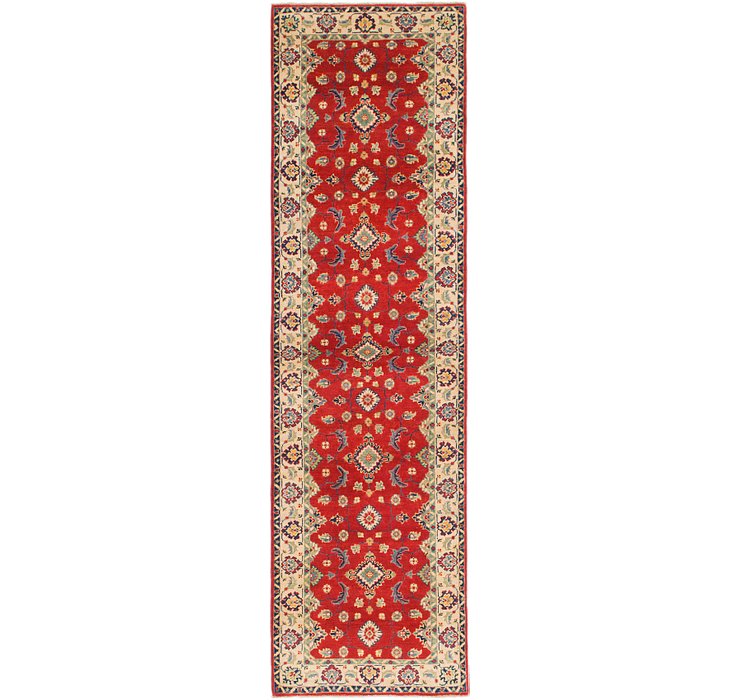 2' 9 x 10' Kazak Runner Rug