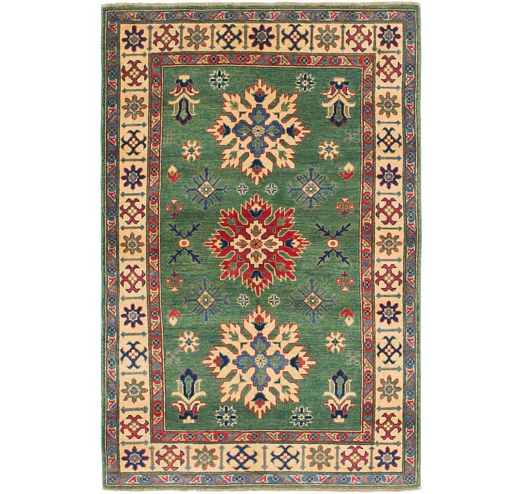 4' x 6' 2 Kazak Rug