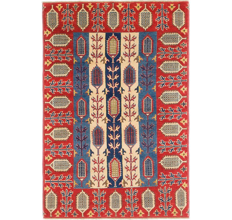 4' x 6' Kazak Rug