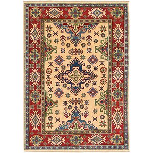 4' x 5' 9 Kazak Rug