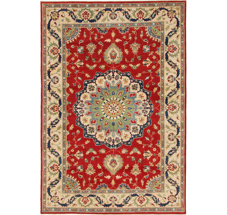 6' 2 x 8' 10 Kazak Rug