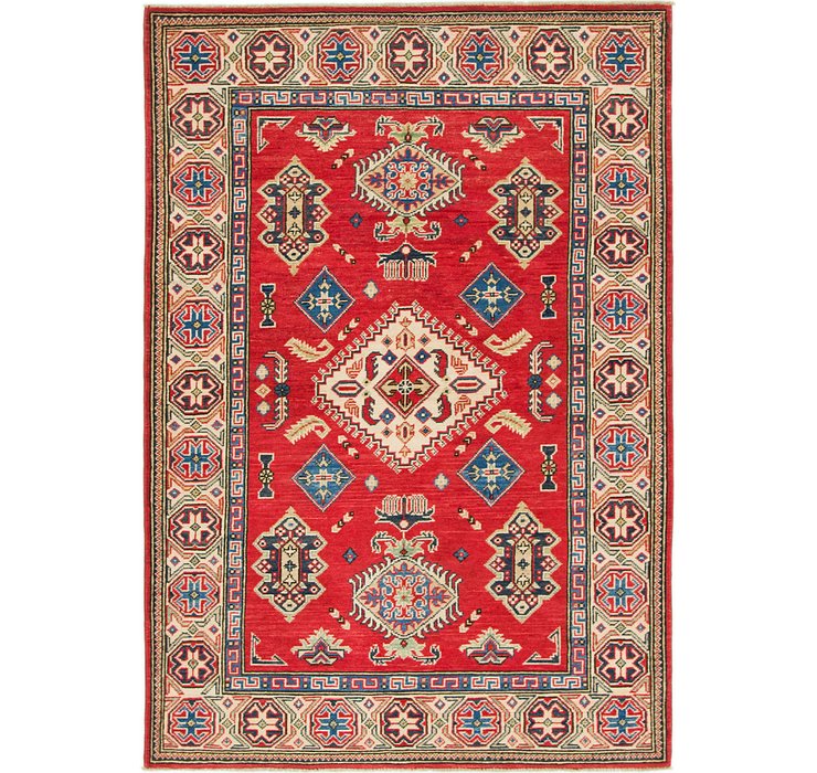 4' x 5' 9 Kazak Rug