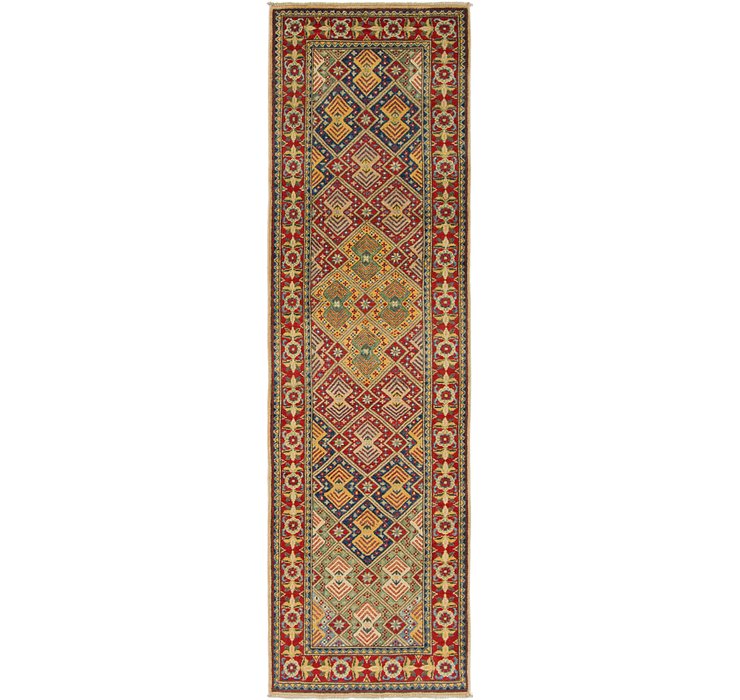 2' 8 x 9' 6 Kazak Runner Rug