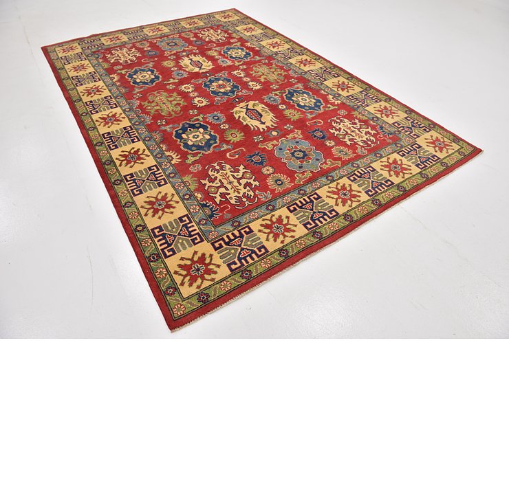 HandKnotted 6' 2 x 9' Kazak Rug