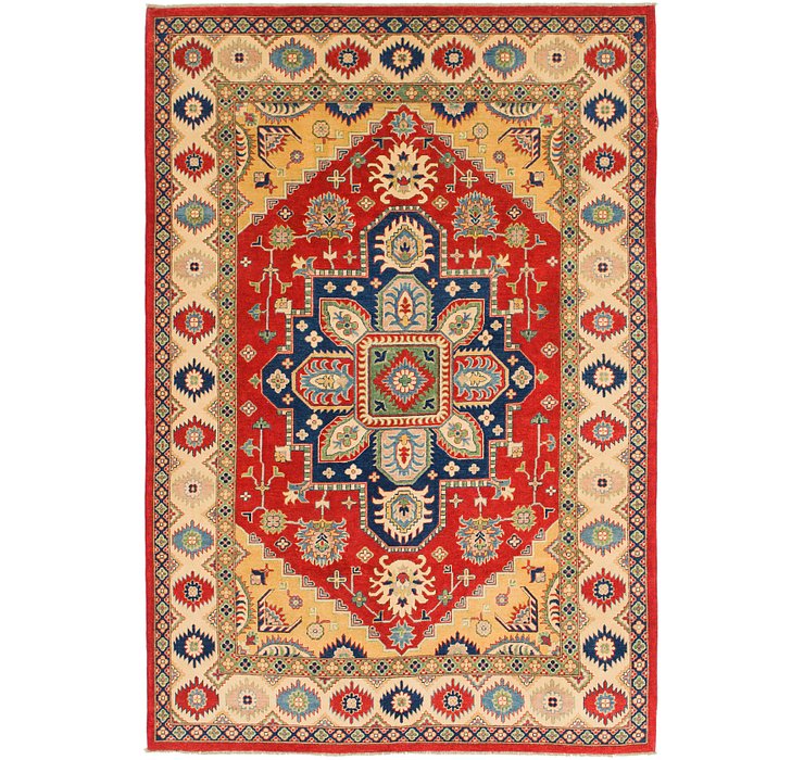 6' 7 x 9' 9 Kazak Rug