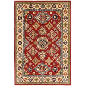 Unique Loom 6' 6 x 9' 9 Kazak Rug