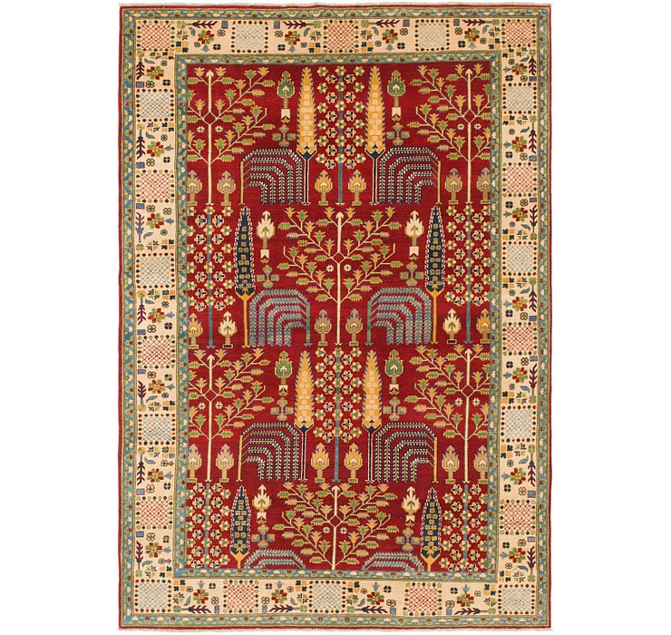 6' 5 x 9' 5 Kazak Rug