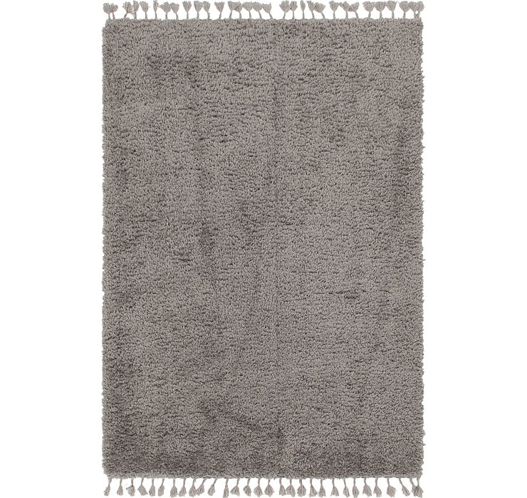 5' 3 x 7' 8 Luxe Solid Shag Rug