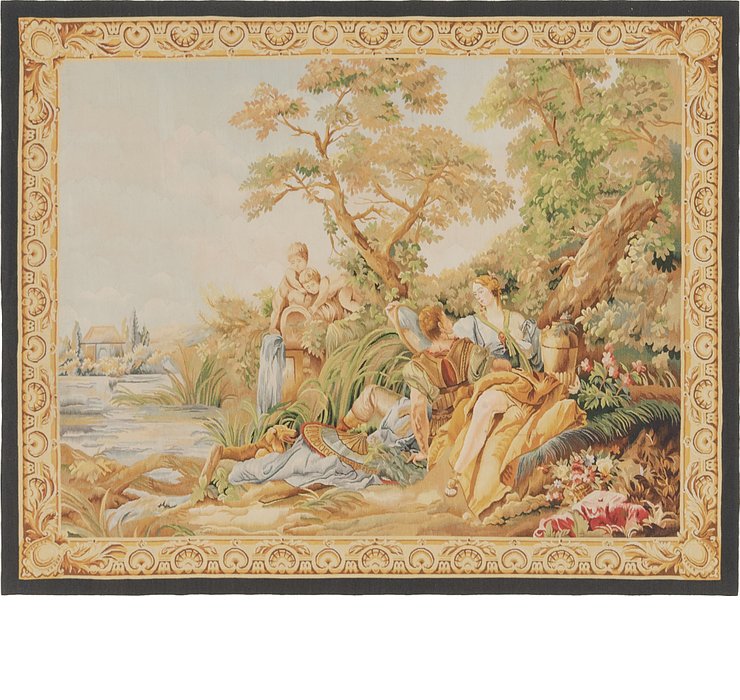 4' 8 x 5' 9 Tapestry Square Rug