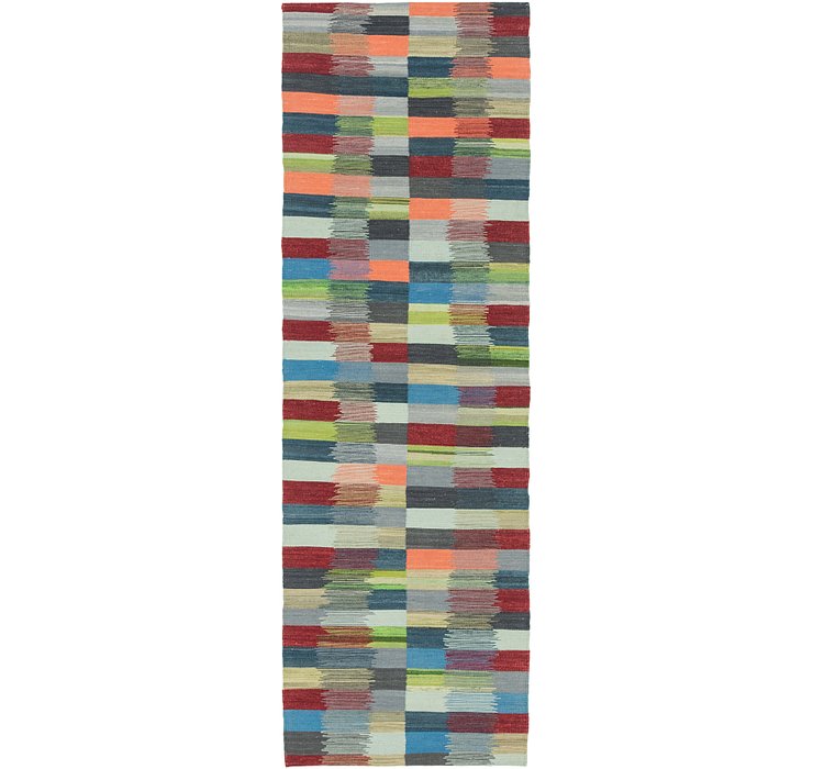 2' 6 x 7' 10 Kilim Modern Runner Rug