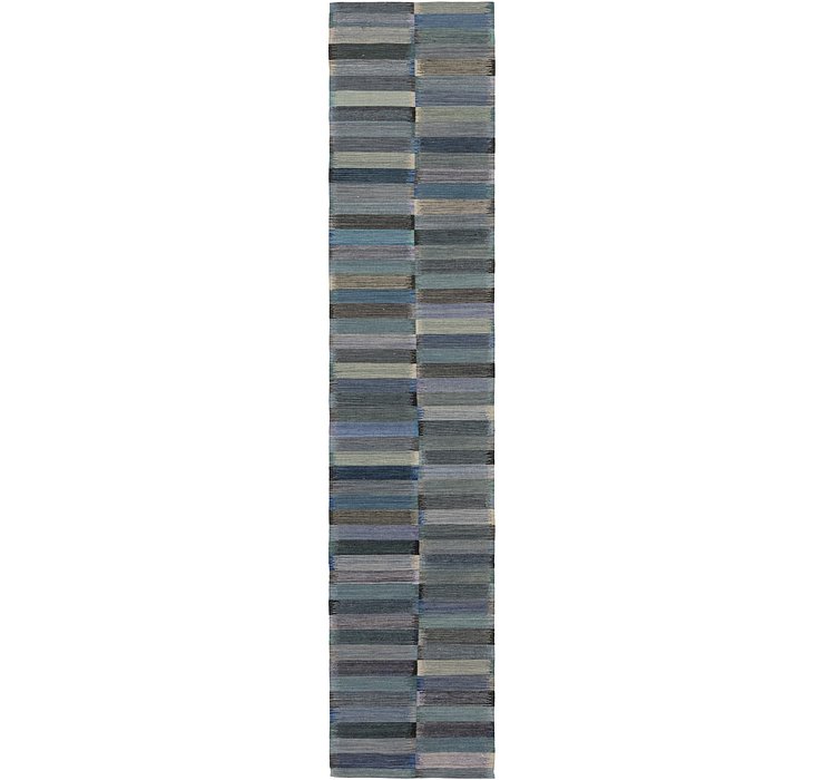 2' 8 x 13' 3 Kilim Modern Runner Rug