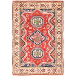 4' x 5' 9 Kazak Rug