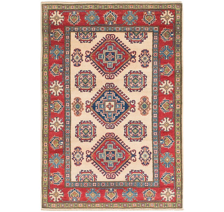 4' x 5' 10 Kazak Rug