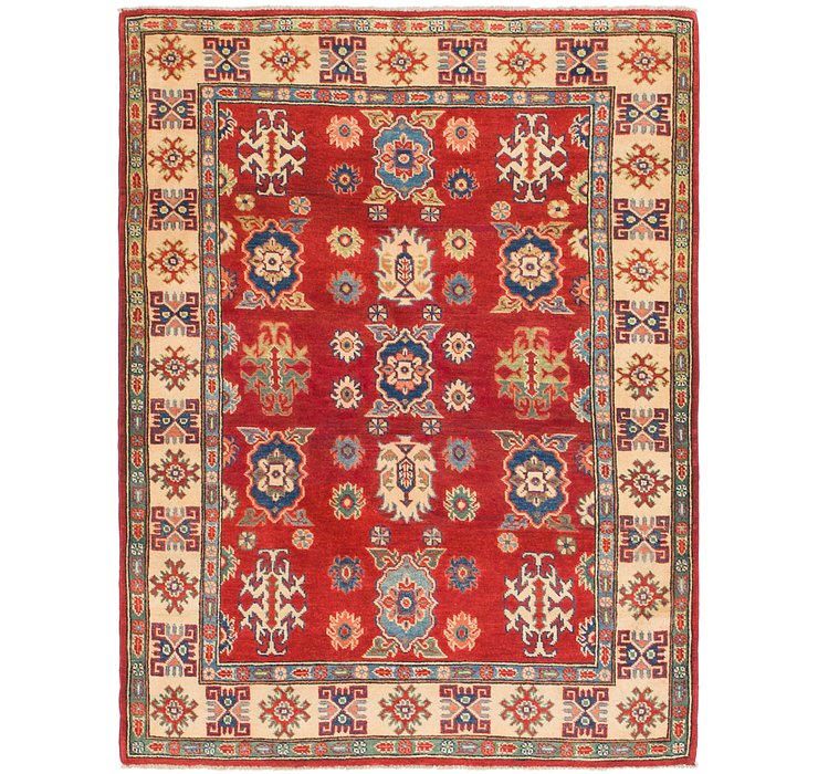 4' x 5' 7 Kazak Rug