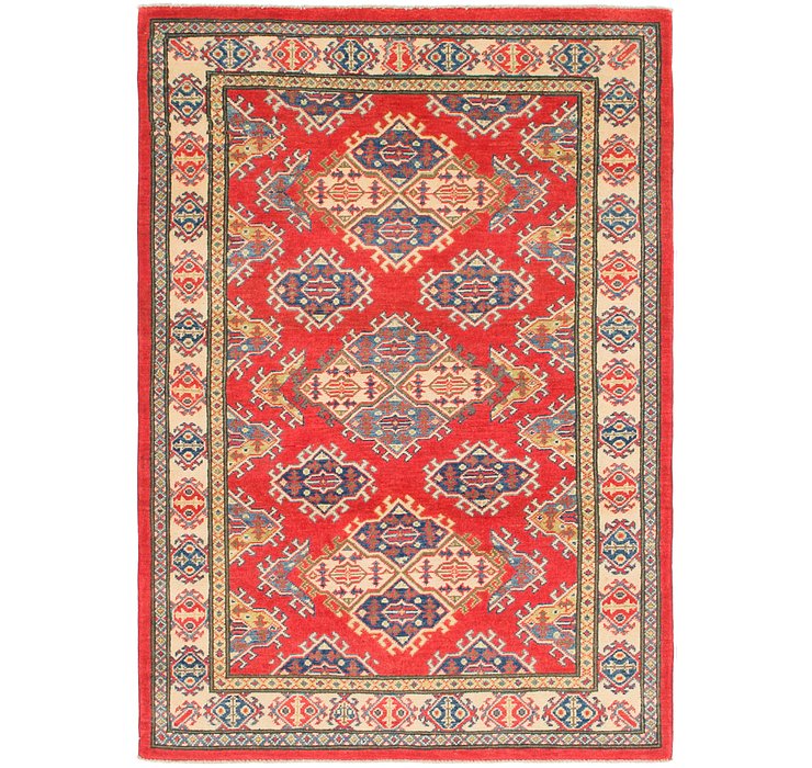 4' x 5' 8 Kazak Rug