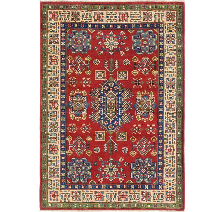 4' x 5' 9 Kazak Rug