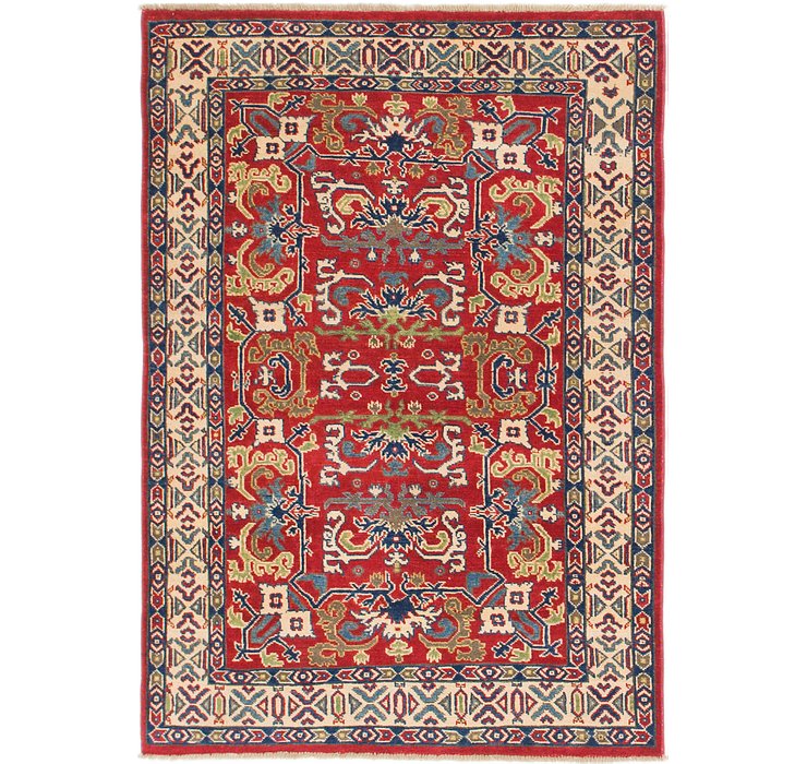 4' x 5' 8 Kazak Rug