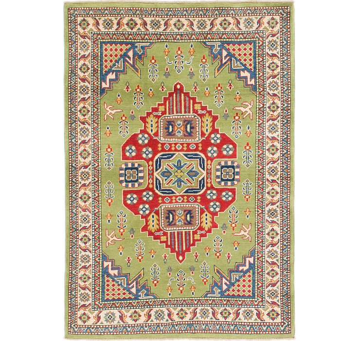 4' x 5' 9 Kazak Rug