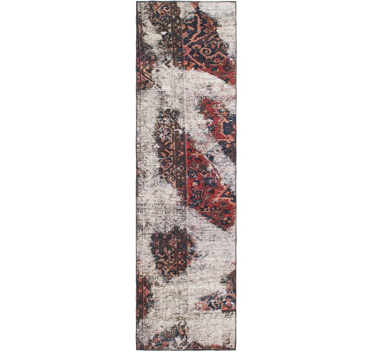 90cm x 330cm Ultra Vintage Persian R...
